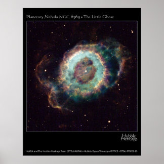 Pôster Nebula NGC 6369 O Pequeno Telescópio Ghost Hubble