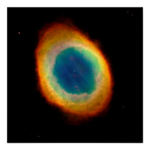 Pôster Nebulosa Anel M57 ou NGC 6720