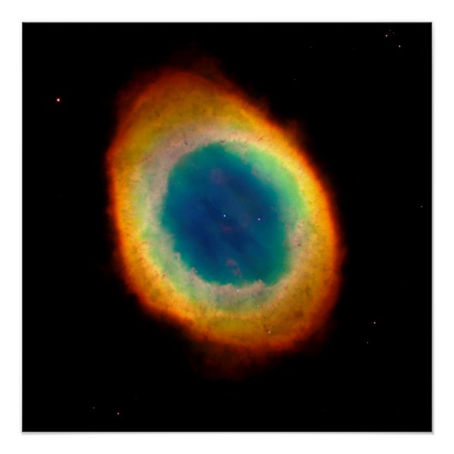 Pôster Nebulosa Anel M57 ou NGC 6720 (Frente)
