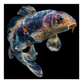 Pôster Nebulosa Cósmica Koi