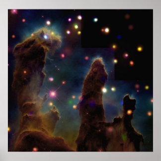 Poster Nebulosa da águia M16