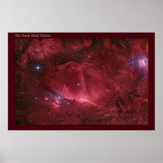 Poster Nebulosa da Cabeça do Cavalo
