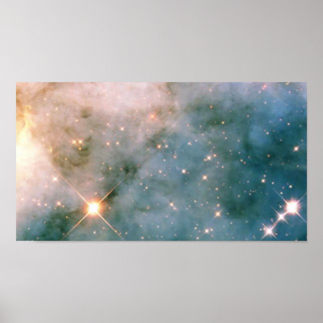 Poster Nebulosa de Carina Luminosa (Frente)