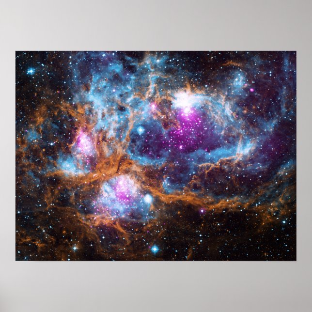 Poster Nebulosa de lagosta - Cósmica de inverno Wonderlan (Frente)