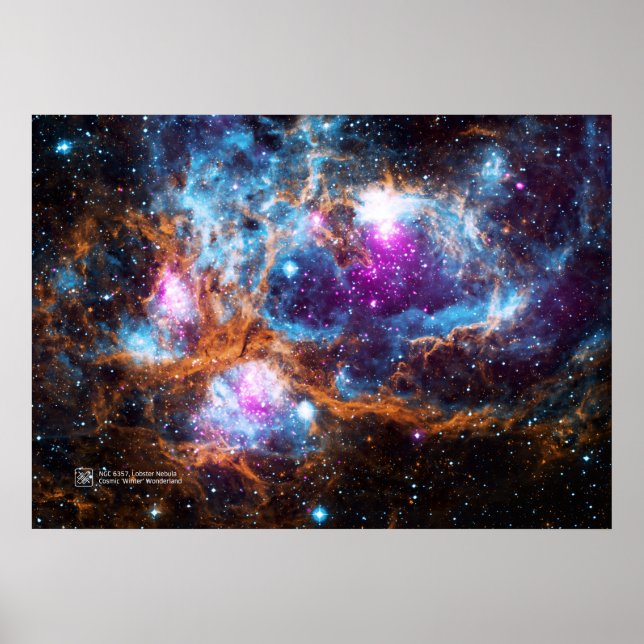Poster Nebulosa de lagosta, NGC 6357 - Maravilha Cósmica  (Frente)