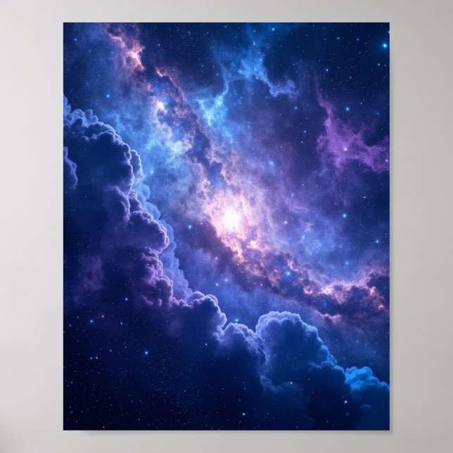 Poster Nebulosa de Véu Cósmico (Frente)