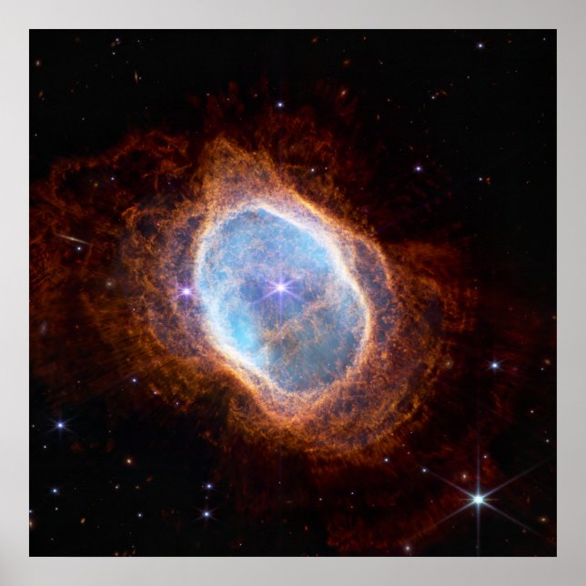 Poster Nebulosa do Anel Meridional (Frente)