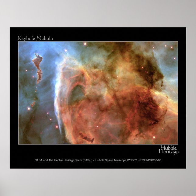 Poster Nebulosa do buraco (Frente)