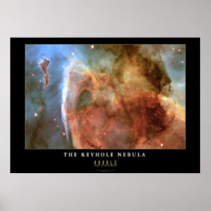 Poster Nebulosa do buraco da fechadura