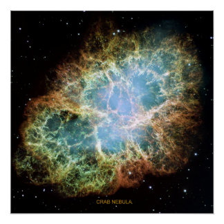 Pôster Nebulosa do Caranguejo