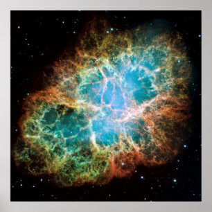 Poster Nebulosa do caranguejo [Impressão de 24" x 24"]