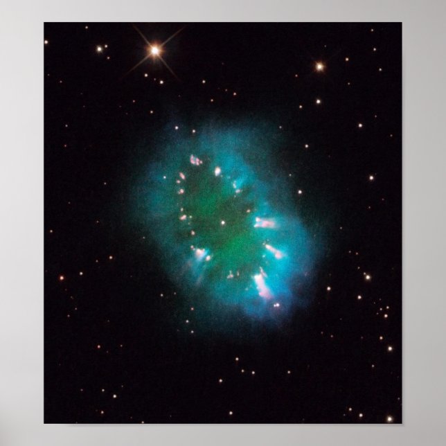 Poster Nebulosa do Colar (Telescópio Hubble) (Frente)