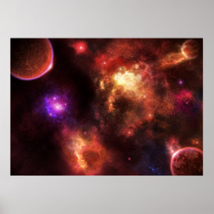 Poster Nebulosa do pulsar