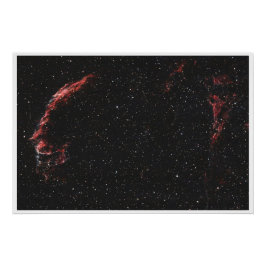 Pôster Nebulosa do Véu Oriental – Astrofotografia do Espa