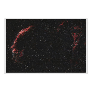 Pôster Nebulosa do Véu Oriental – Astrofotografia do Espa