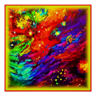 Pôster Nebulosa Em Nossa Pintura Universo. Comprar Agora