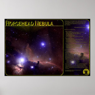 Pôster Nebulosa-Impressão de Horsehead