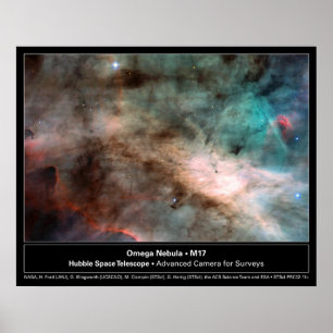 Pôster Nebulosa M17 do TGV Omega