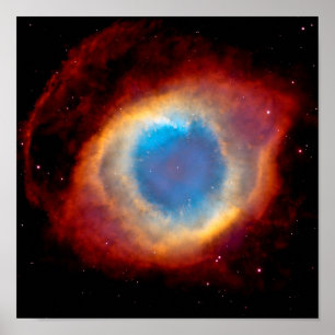 Pôster Nebulosa Planetária Hélice NGC 7293 - Olho de Deus