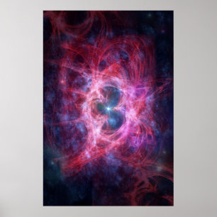 Poster Nebulosa Vermelha