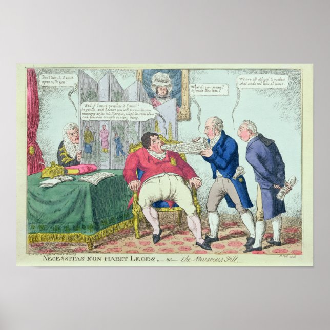 Pôster Necessitas Pernas Não Habituais (Frente)