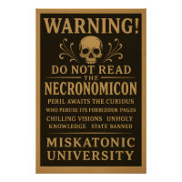 Necronomicon - Precaução proibida por Miskatonic