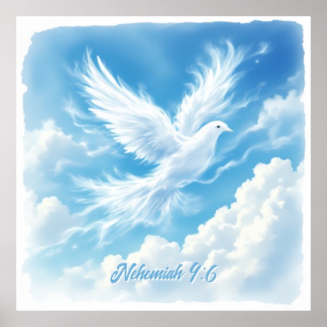 Poster Neemias 9:6 (Frente)