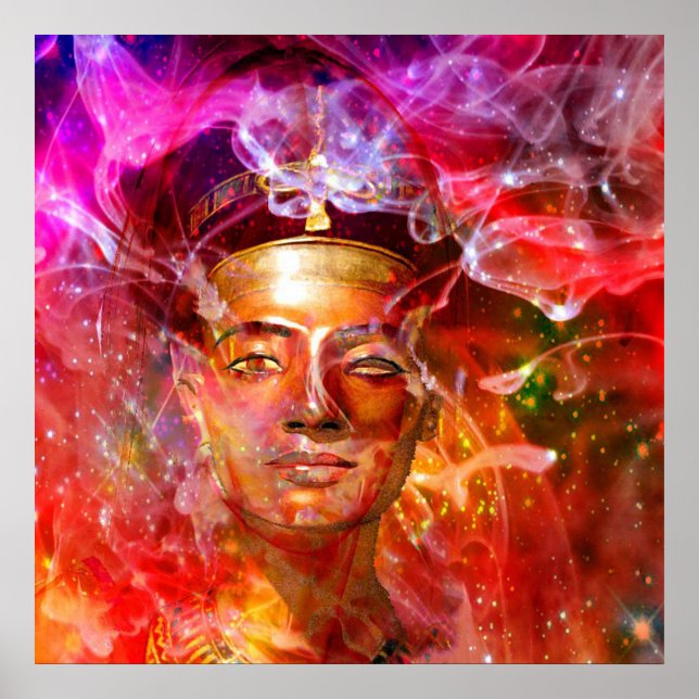 Poster Nefertiti Egípcia (Frente)