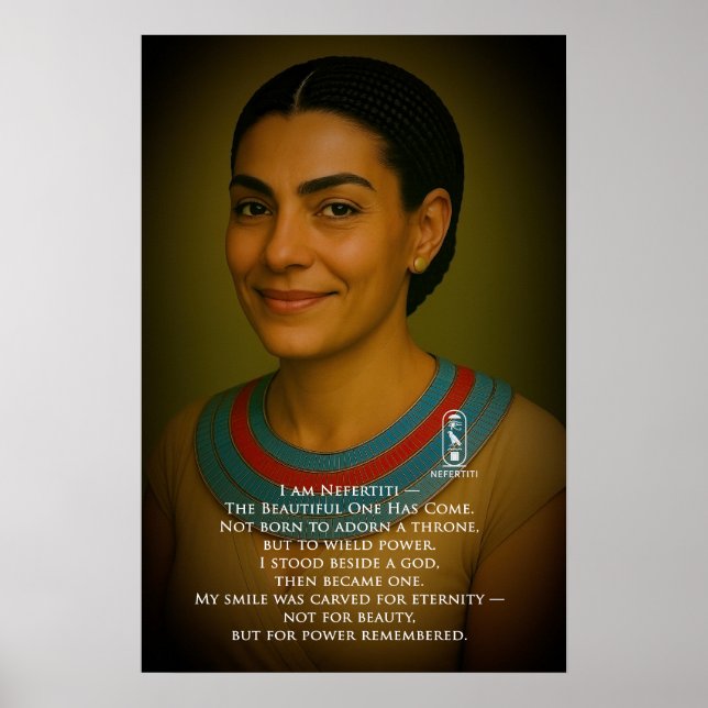 Poster Nefertiti: O Bonito Chegou (Frente)
