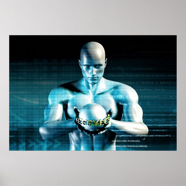 Poster Negociação de Moeda no Foro de Câmbio (Frente)