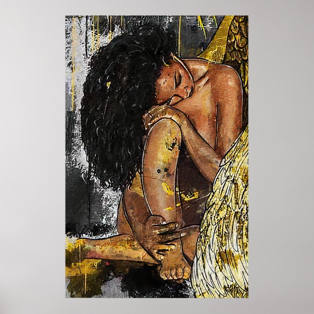 Poster Negra Afro-Americana (Frente)