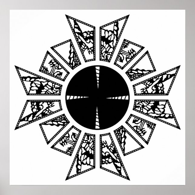 Poster Negra-estrela-de-laço (Frente)