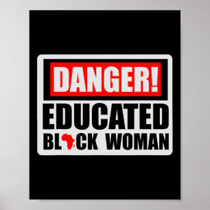 Poster Negra Negra História Negra, Educada, Blm Blac