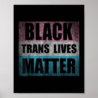 Poster Negra Transgênero Vive Activismo de Consciência Tr