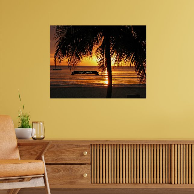 Poster Negril, Jamaica sunset (Sala de Estar 2)