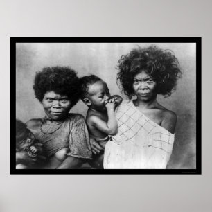 Pôster Negrito Women Filipinas 1898