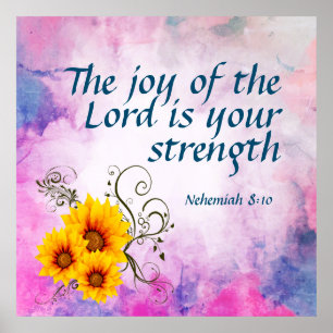 Poster Nehemiah 8:10