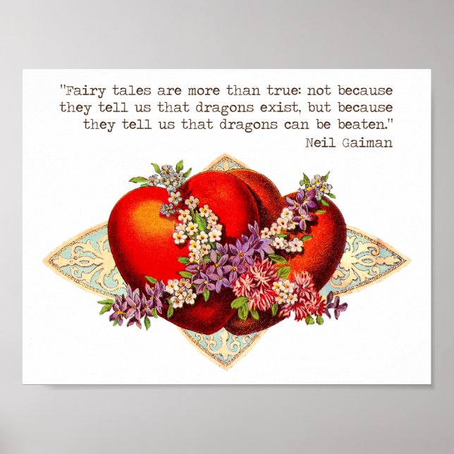 Poster Neil Gaiman Quote (Frente)