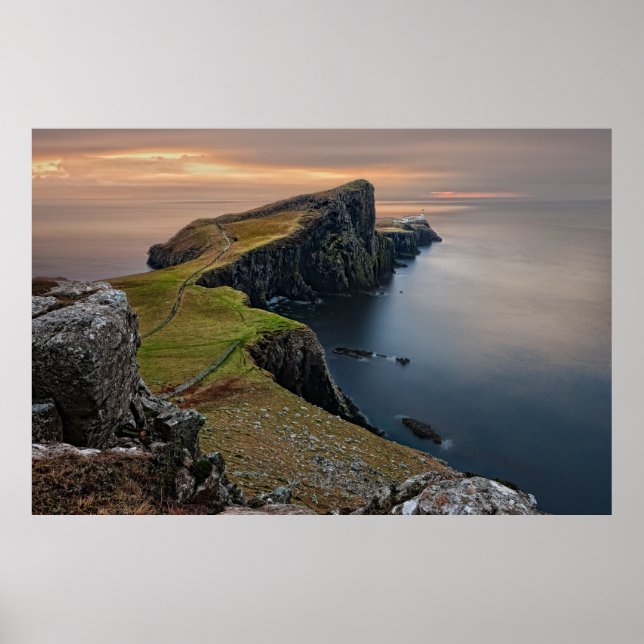 Poster Neist Point, Ilha de Skye, Escócia (Frente)