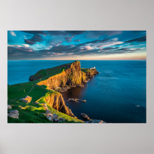 Poster Neist Point Lighthouse, Escócia