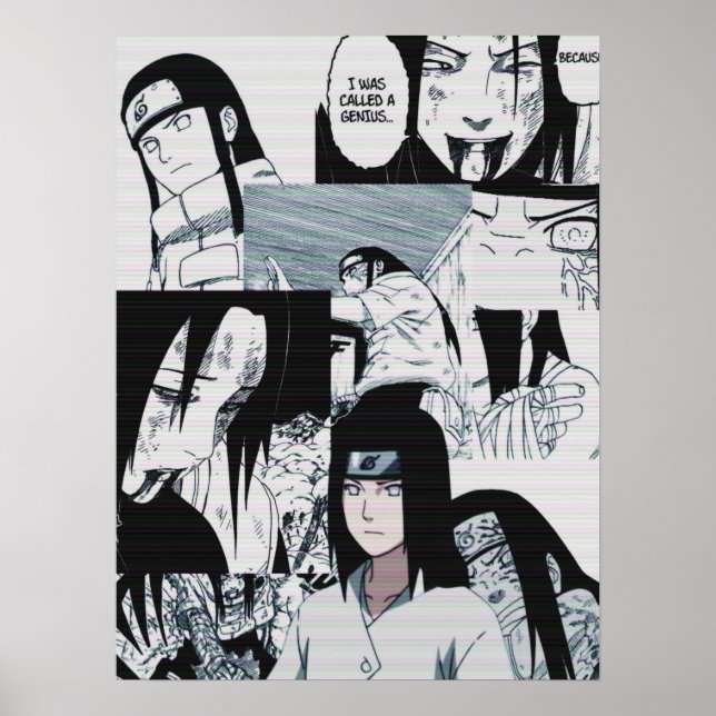Poster neji hyuga (Frente)