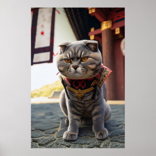 Poster Neko Samurai 194
