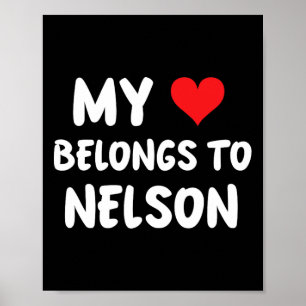 Poster Nelson - Meu Coração Pertence A Nelson - Amor