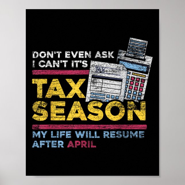 Poster Nem Pergunte Que Eu Não Posso Sua Razão Fiscal (Frente)