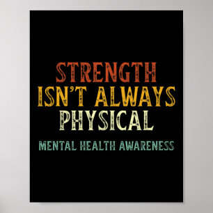 Poster Nem sempre é a consciência física da saúde mental