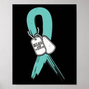 Poster Nem todas as feridas são visíveis no PTSD Awarne