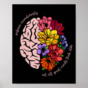 Poster Nem Todas As Mentes Excelentes Pensam Como Um Auti