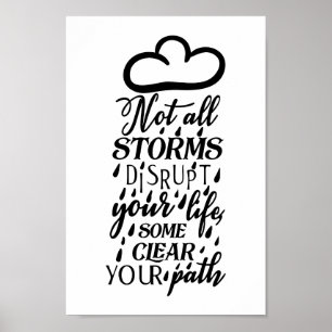 Poster Nem todas as tempestades são interrompidas