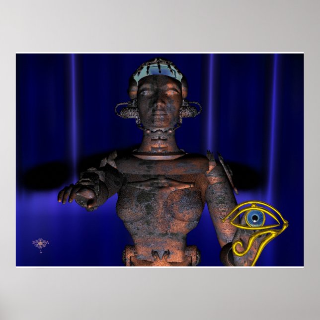 PÔSTER NEMES / HÍPER ANDROIDE COM ANKH (Frente)