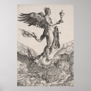 Pôster Nêmesis, gravando por Albrecht Durer
